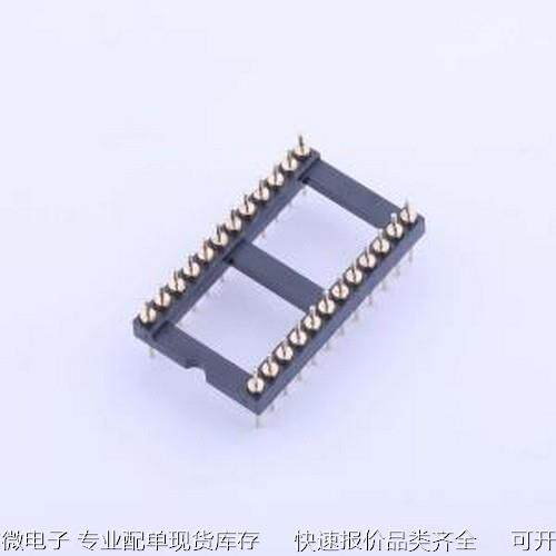 X5621WV-2x12-C1524D1220 IC插座 间距2.54mm P数:24P 圆孔 DIP-2
