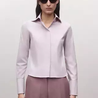 西班牙欧洲正品代购 MANGO 女士 修身棉质衬衫 27054788