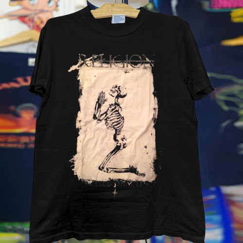 ART Fashion 复古做旧百搭潮牌ins恶劣天气短袖T恤hiphop数码直喷