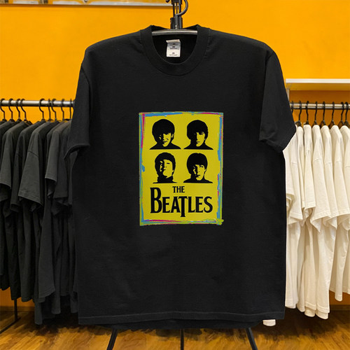 The Beatles经典披头士乐队复古英伦摇滚四格头像 Vintage短袖T恤