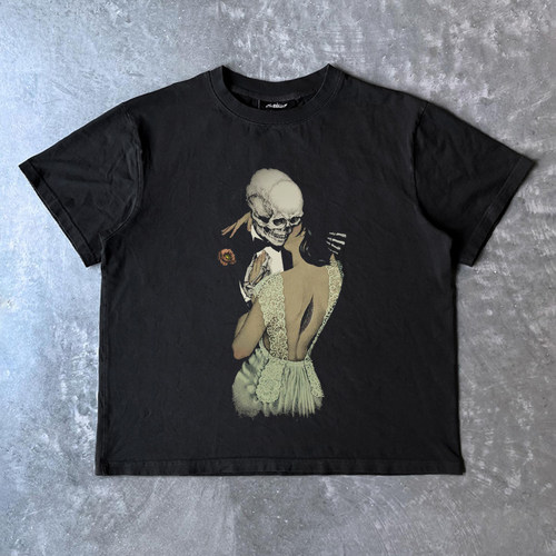 ART Fashion 丧系复古街头文化ins数码直喷潮牌T恤vintage潮人帮