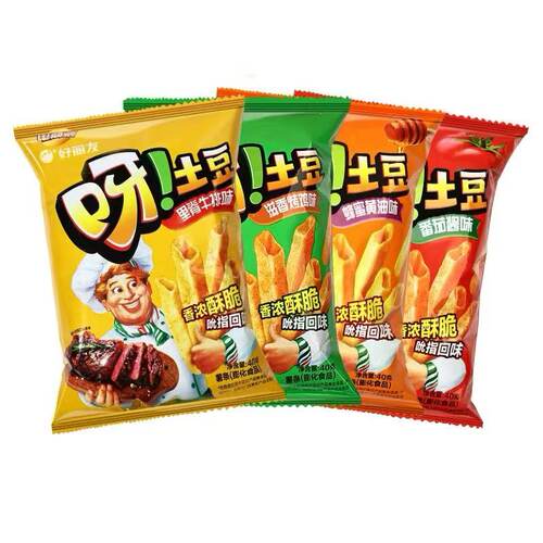 好丽友呀土豆40g空心薯条