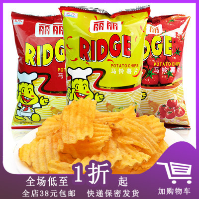 烤肉香辣味波浪怀旧30g丽丽薯片