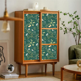 欧式 饰防水墙纸 复古贴纸翻新旧家具自粘客厅卧室柜子门衣柜改造装