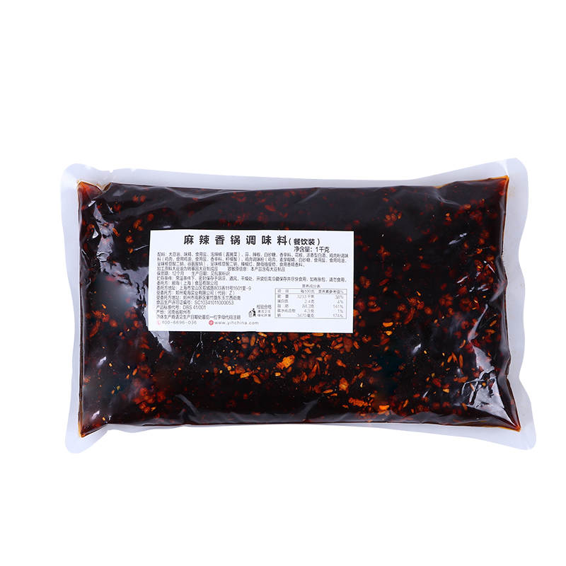 【官方授权】 悦颐海四川味麻辣香锅干锅调味料火锅1000g餐饮装