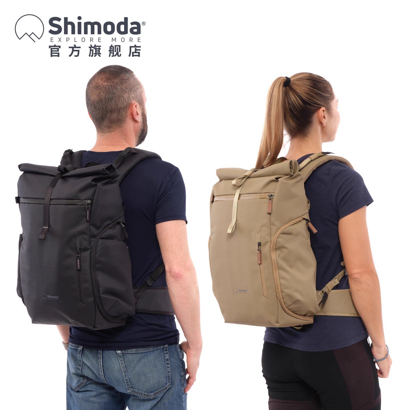 Shimoda摄影包乡途sidestreet22/28L专业相机双肩背包含枪包