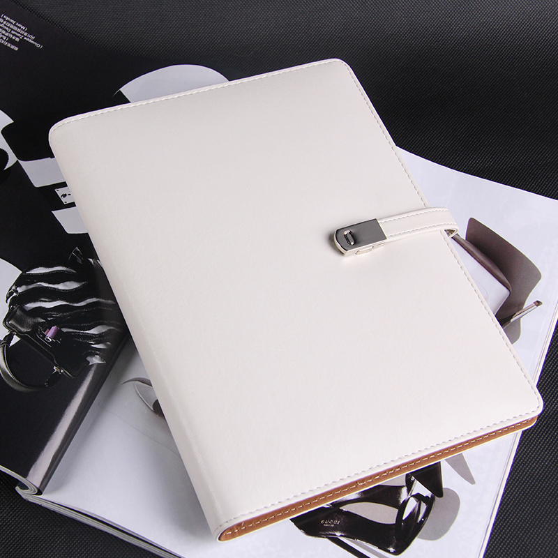 大学生活页本A5定制B5笔记本白色