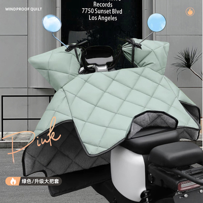 电动车挡风被冬季加绒加厚