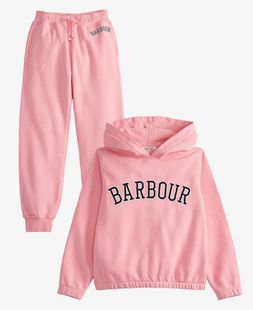 和慢跑裤 英国代购 女童中大童女孩运动服连帽衫 Barbour 套装