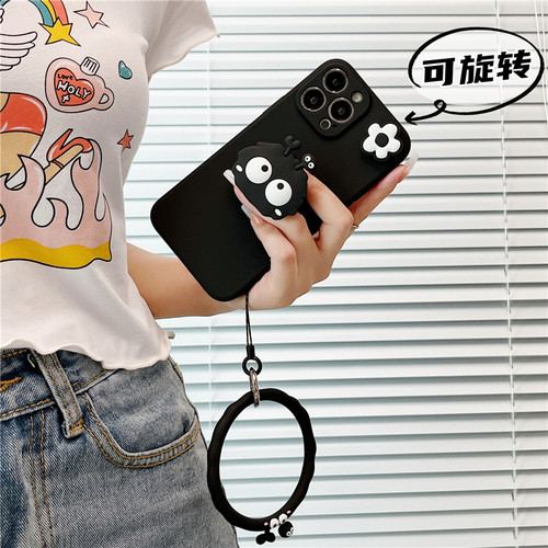 苹果旋转花朵煤球气囊支架带手环