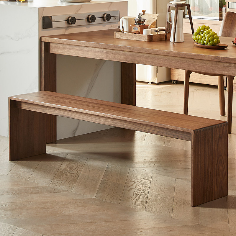 北美黑胡桃木长凳实木长条凳餐桌凳子床尾凳家用换鞋凳原木凳餐凳,住宅家具,床尾凳/长凳,淘宝优惠券,粉丝福利购,淘宝优惠卷