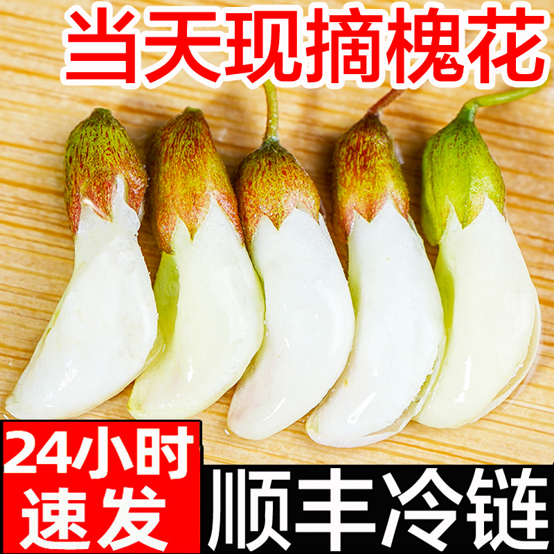 槐花新鲜杨槐花4斤顺丰2024现摘洋槐花骨朵花苞榆钱野生菜山东 水产肉类/新鲜蔬果/熟食 其它 原图主图