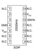 原装全新 DS32KHZ DS32KHZN DS32KHZ-N DIP14 振荡器现货可直拍