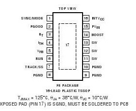 原装  LTC3602EFE LTC3602IFE LTC3602 TSSOP16 现货