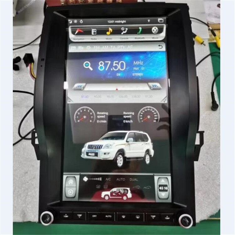 02-09款普拉多 GX470安卓导航仪13.6寸手机互联4K高清屏PX6 4+64G