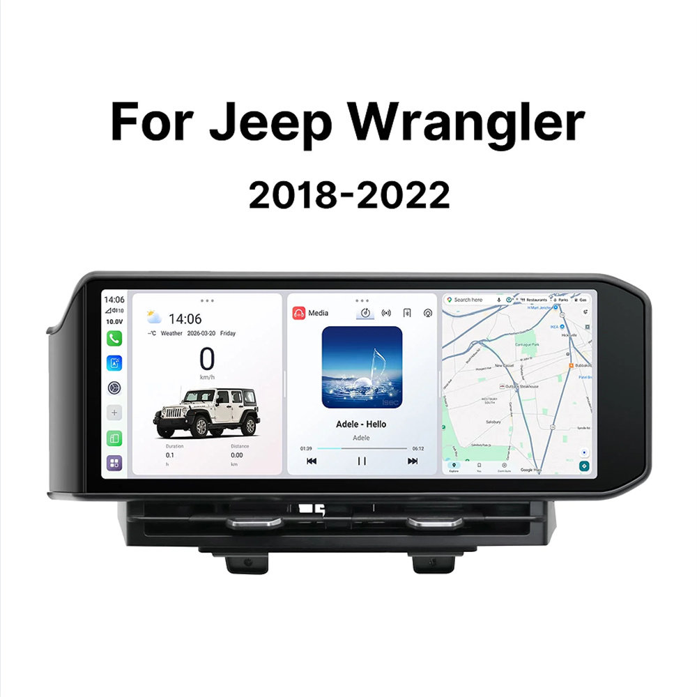 15英寸适用于2018-2022款吉普牧马人Jeep Wrangler安卓导航一体机