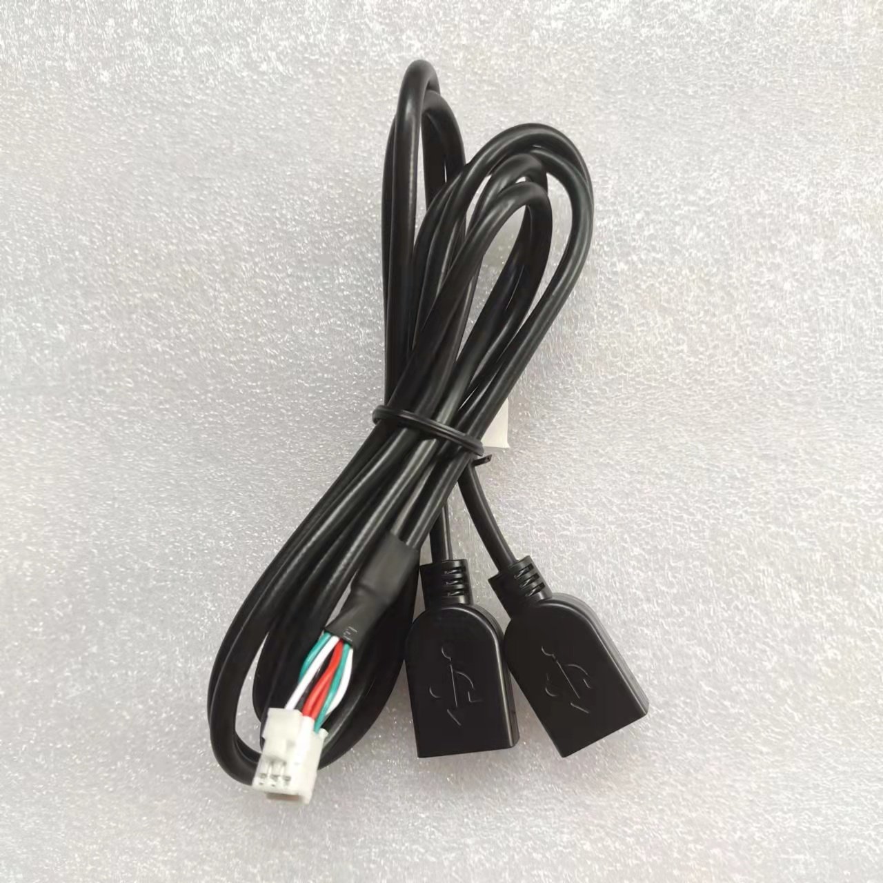 适用于掌讯方易通公版安卓导航6针双头USB线6P双头U盘线全新现货