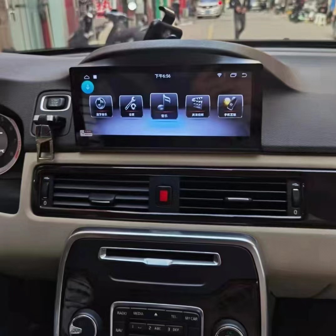 适用于12-16款左右舵沃尔沃S80 V70安卓导航一体机8.8寸八核4+64G