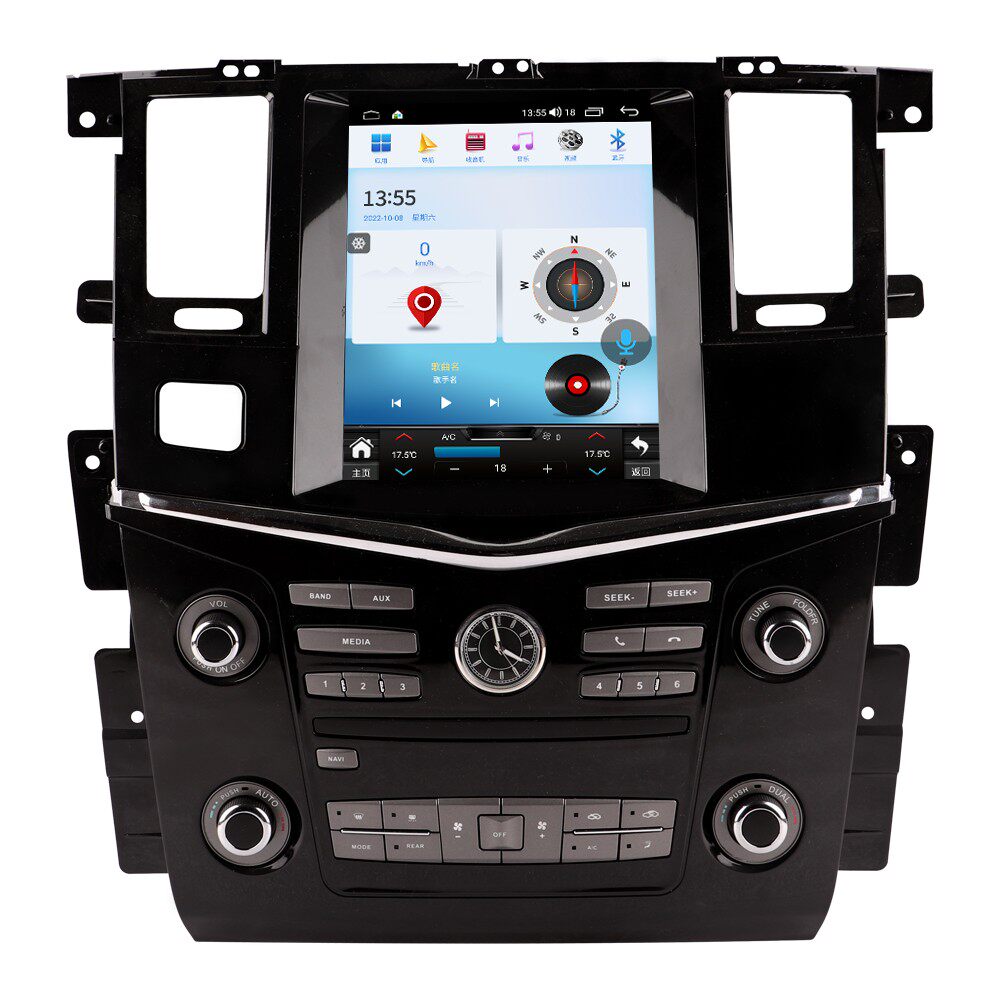 9.7英寸适用于Nissan Patrol日产途乐安卓导航一体机内置Carplay