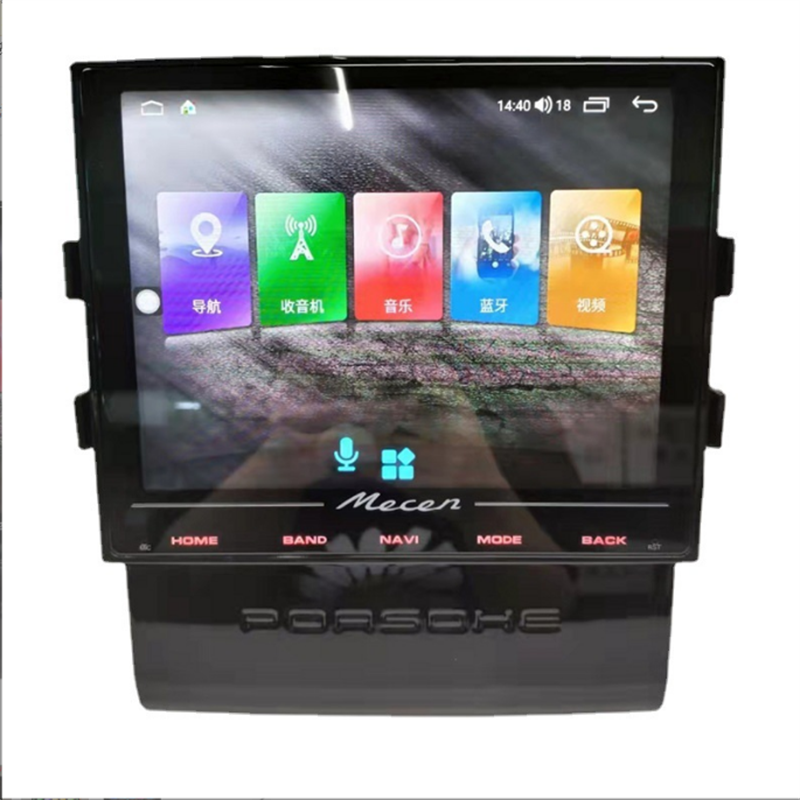 适用于保时捷卡宴玛卡帕拉梅拉安卓智能导航一体机8.4寸原车风格
