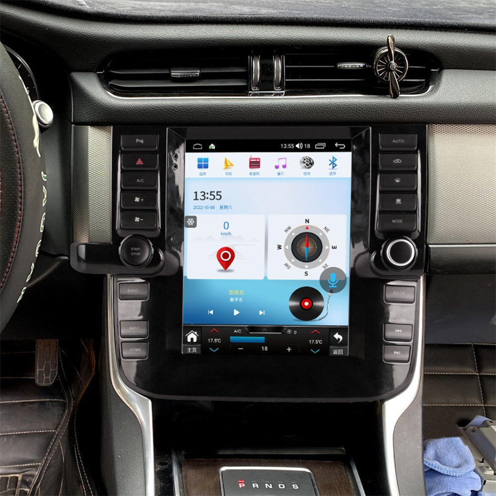 适用于16-19款捷豹xf安卓导航一体机9.7寸八核芯内置无线Carplay