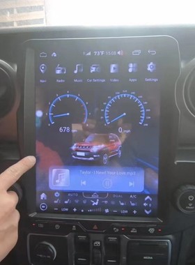 适用吉普角斗士18-23款Jeep Gladiator安卓导航12.1寸八核Carplay
