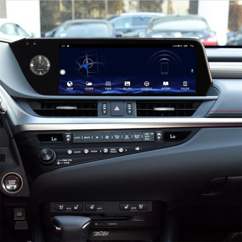 适用于18-22款雷克萨斯ES安卓导航一体机12.3寸八核内置Carplay