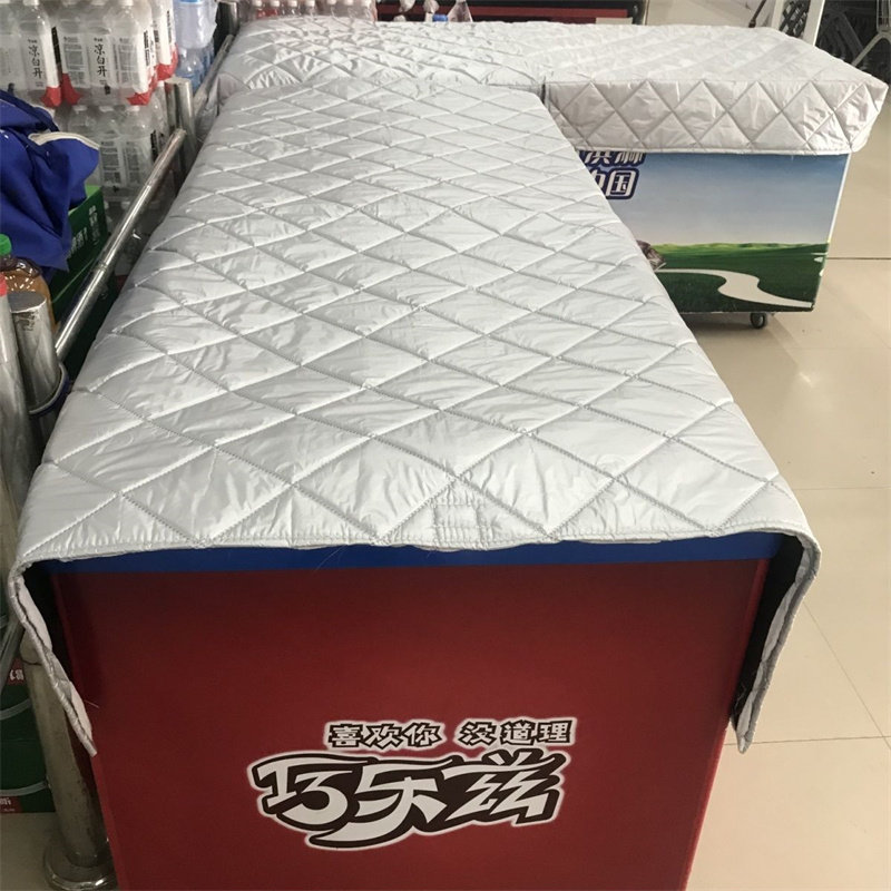 家用冰柜冷柜保温被防滑加厚保温被冰箱被子冰柜帘长方形盖布垫被