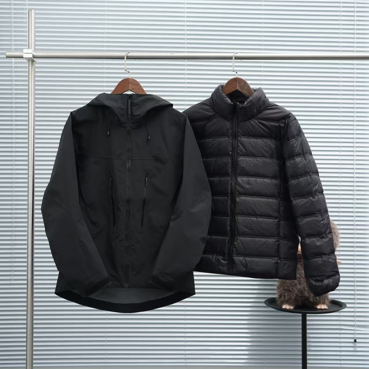 网红鸟三合一防水羽绒内胆冲锋衣