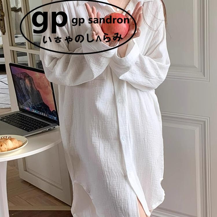 GPSandron衬衫纯棉男友风春秋季