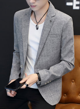 韩版修身男小西装单西上衣西服