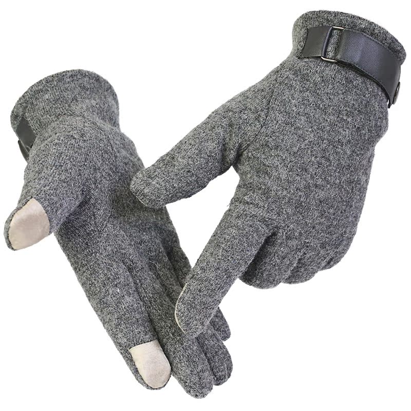 Gants pour homme en Laine Cachemire - Ref 2781568 Image 5