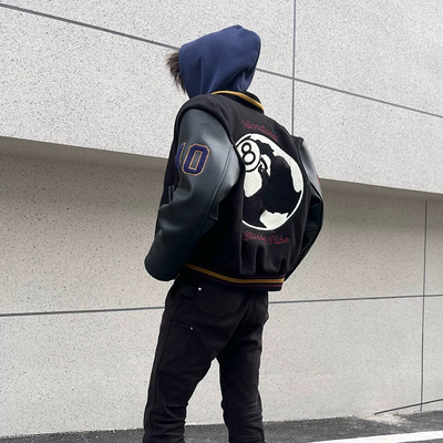 新款美式高街潮牌痞帅棒球服外套