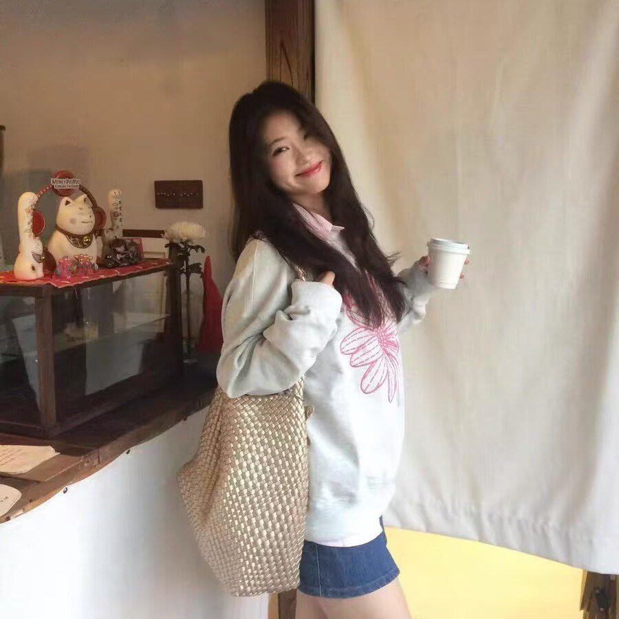 Mardi卫衣小雏菊经典腊肠狗上衣秋冬季圆领刺绣印花女韩系新款