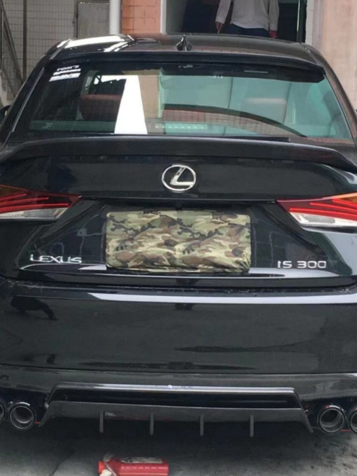 LEXUS 13 17 IS300IS200T 수정된 ARTISAN 탄소 섬유 리어 윙 PSM R 스타일 압력 윙에 적합