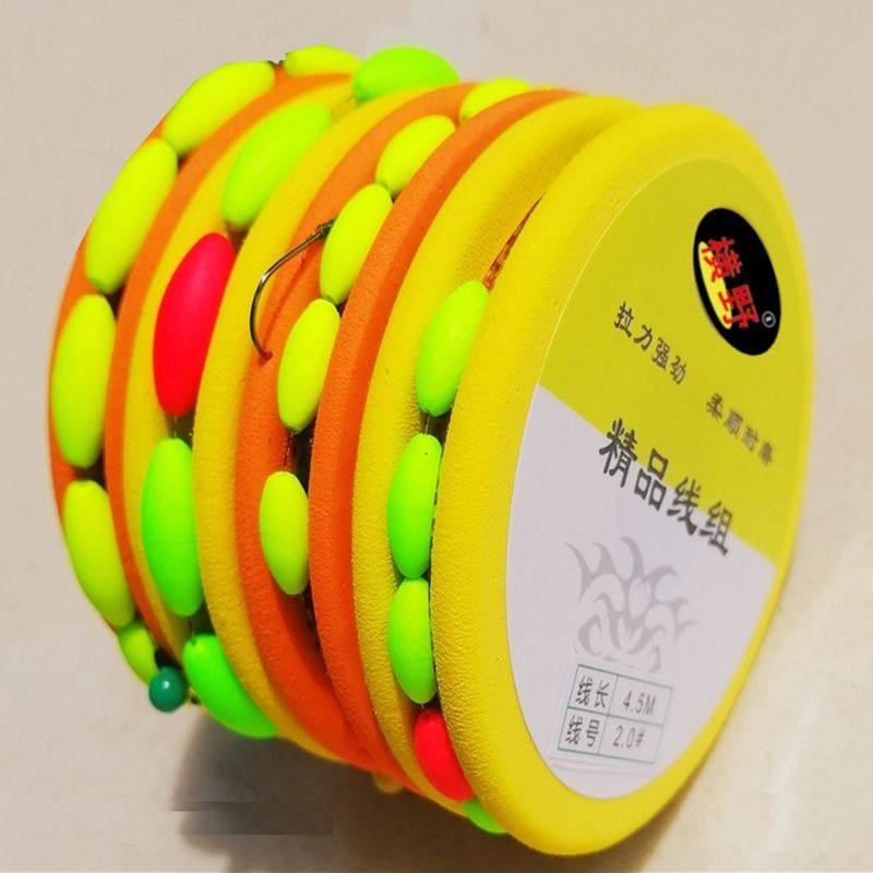 纯手工精绑传统钓线组/七星漂线组/单钩/双钩/立漂线组/成品线组