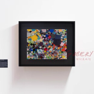 Samia Halaby丨Flowers in the Sky小众装饰画现代艺术高级感挂画