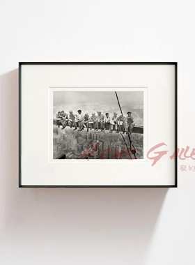 Ebbets丨Lunch atop a Skyscraper 版画小众装饰画摄影高级感挂画