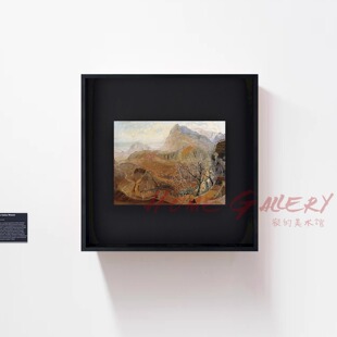吴冠中丨秋染层峦 复刻版画小众装饰画现代简约中古艺术高级挂画