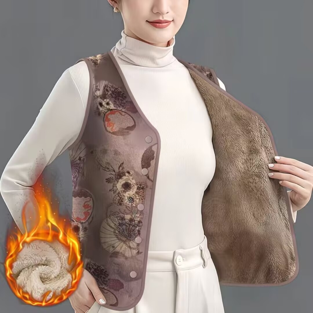 中式国风气质马甲时尚复古