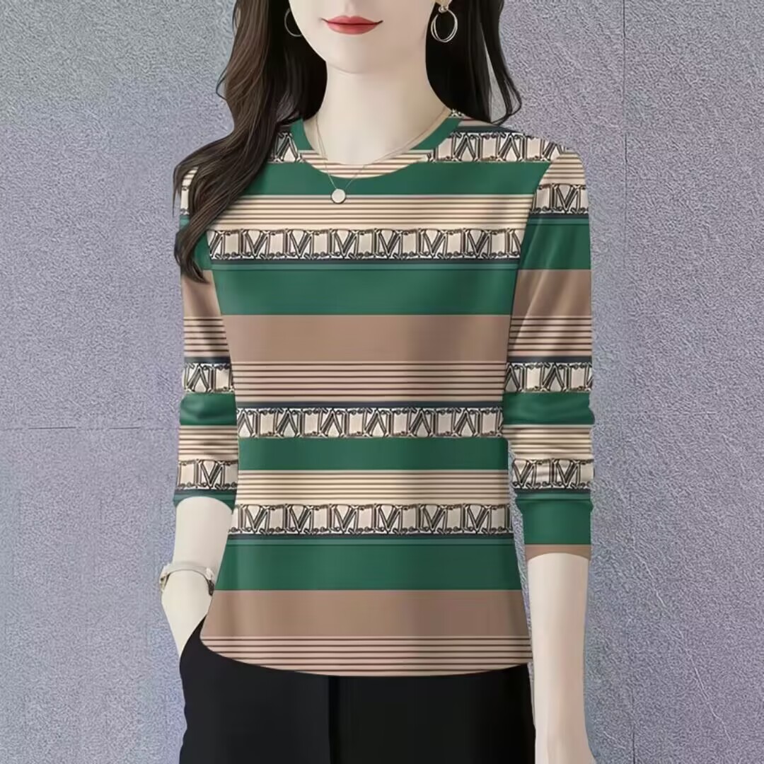 时尚妈妈装遮肚洋气T恤衫