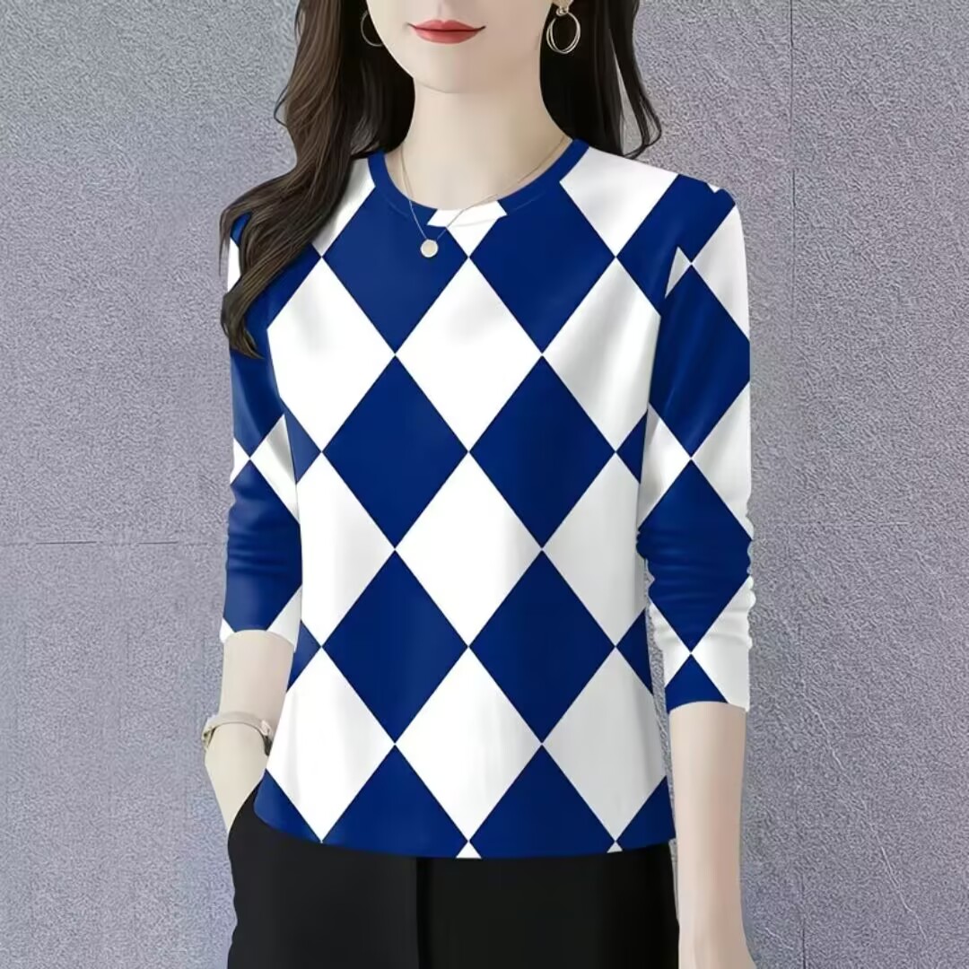 时尚妈妈装遮肚洋气T恤衫