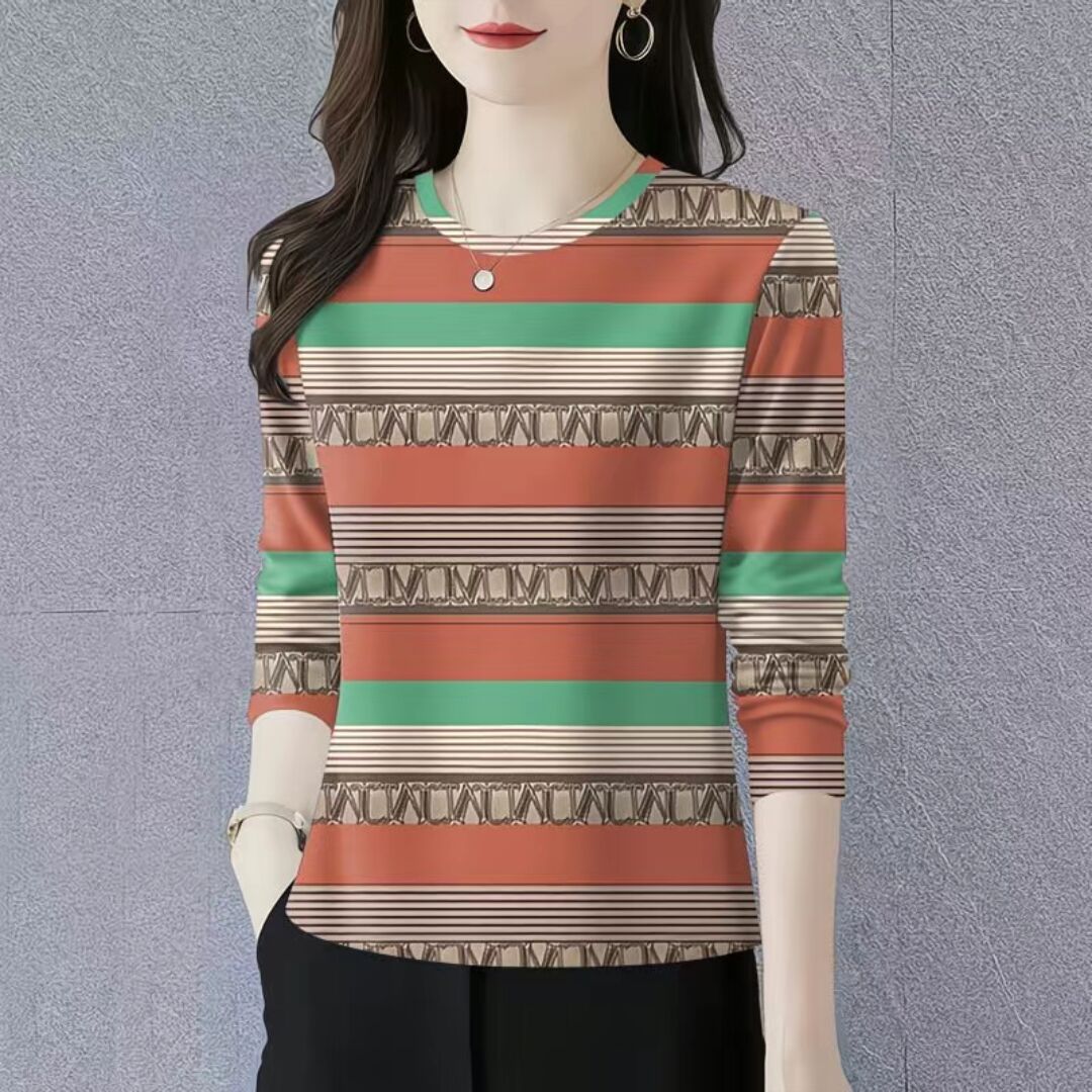 时尚妈妈装遮肚洋气T恤衫