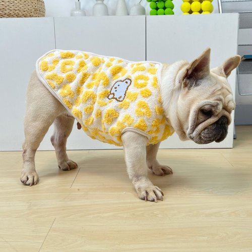 巴哥法斗狗狗衣服秋冬加绒棉背心