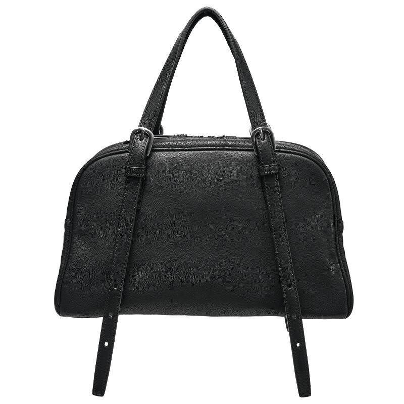 2026新款植鞣牛皮/小羊皮悠悠保龄球包高级感通勤大容量单肩包包