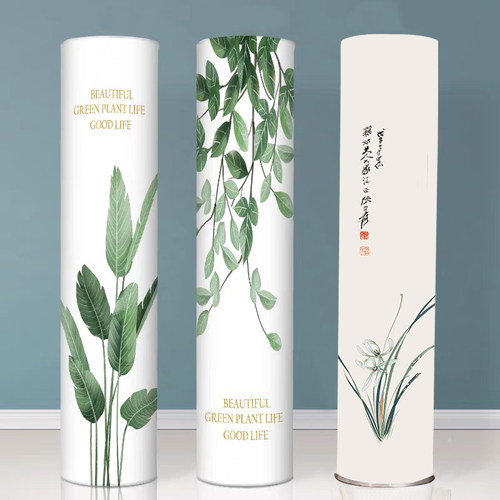 立式空调防尘罩圆柱形2025新款全包弹力布艺品牌通用客厅空调罩套