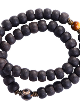 手链原创民族风黑檀木佛珠把玩