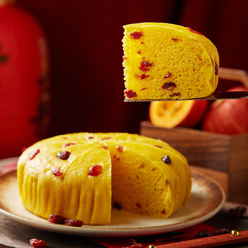 【新品上市】三全杂粮发糕南瓜点心羽衣甘蓝糕点小米蔓越莓发糕