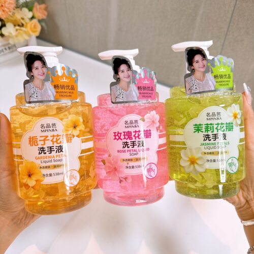 名品芭玫瑰花瓣洗手液538ml
