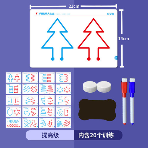 儿童思维训练左右脑开发训练专注力培养动手能力益智玩具早教闪卡